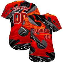 Load image into Gallery viewer, Custom 3D Pattern Design Abstract Pattern For Sport Team Authentic Baseball Jersey