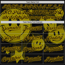 Laden Sie das Bild in den Galerie-Viewer, Custom 3D Pattern Design Smile Emoji Authentic Baseball Jersey