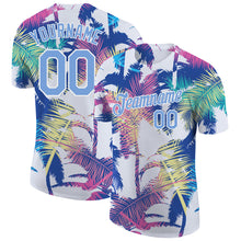 Laden Sie das Bild in den Galerie-Viewer, Custom 3D Pattern Design Hawaii Palm Trees Performance T-Shirt
