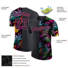 Load image into Gallery viewer, Custom 3D Pattern Design Tropical Hawaii Palm Leaves Performance T-Shirt