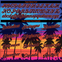 Laden Sie das Bild in den Galerie-Viewer, Custom 3D Pattern Design Hawaii Palm Trees Performance T-Shirt