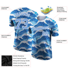 Загрузить изображение в средство просмотра галереи, Custom 3D Pattern Design Waves Performance T-Shirt