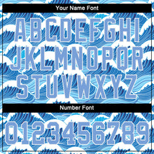 Загрузить изображение в средство просмотра галереи, Custom 3D Pattern Design Waves Performance T-Shirt