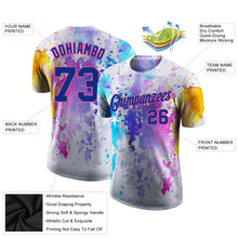 Загрузить изображение в средство просмотра галереи, Custom 3D Pattern Design Watercolor Performance T-Shirt