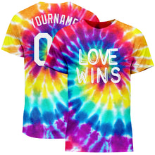Загрузить изображение в средство просмотра галереи, Custom Rainbow For Pride Month Love Wins LGBT Performance T-Shirt