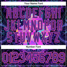 Загрузить изображение в средство просмотра галереи, Custom 3D Pattern Design Magic Mushrooms Over Sacred Geometry Psychedelic Hallucination Authentic Baseball Jersey