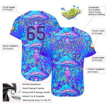 Charger l'image dans la galerie, Custom 3D Pattern Design Magic Mushrooms Psychedelic Hallucination Authentic Baseball Jersey