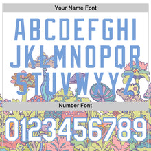 Загрузить изображение в средство просмотра галереи, Custom 3D Pattern Design Colorful Flowers And Mushrooms Psychedelic Hallucination Authentic Baseball Jersey