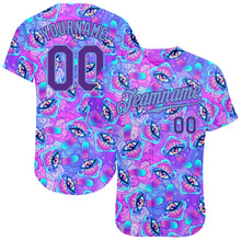 Загрузить изображение в средство просмотра галереи, Custom 3D Pattern Design Magic Mushrooms Psychedelic Hallucination Authentic Baseball Jersey