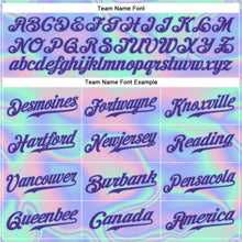 Load image into Gallery viewer, Custom 3D Pattern Design Abstract Trendy Holographic Vaporwave Style Authentic Baseball Jersey