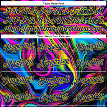Load image into Gallery viewer, Custom 3D Pattern Design Abstract Colorful Psychedelic Fluid Art Authentic Baseball Jersey