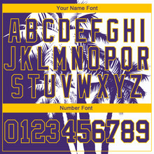 Загрузить изображение в средство просмотра галереи, Custom 3D Pattern Design Hawaii Coconut Trees Authentic Baseball Jersey