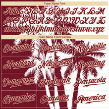 Загрузить изображение в средство просмотра галереи, Custom 3D Pattern Design Hawaii Coconut Trees Authentic Baseball Jersey