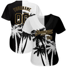 Laden Sie das Bild in den Galerie-Viewer, Custom 3D Pattern Design Hawaii Coconut Trees Authentic Baseball Jersey