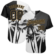 Laden Sie das Bild in den Galerie-Viewer, Custom 3D Pattern Design Hawaii Coconut Trees Authentic Baseball Jersey