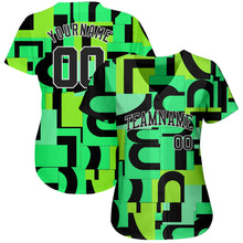 Load image into Gallery viewer, Custom 3D Pattern Design Music Festival Authentic Baseball Jersey