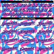 Load image into Gallery viewer, Custom 3D Pattern Design Music Festival Authentic Baseball Jersey