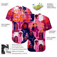Загрузить изображение в средство просмотра галереи, Custom 3D Pink Ribbon Breast Cancer Awareness Month Women Health Care Support Authentic Baseball Jersey
