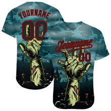 Load image into Gallery viewer, Custom 3D Pattern Halloween Horror Night Trick Treat Authentic Baseball Jersey