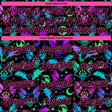 Load image into Gallery viewer, Custom 3D Pattern Bright Multicolored Halloween Bats Authentic Baseball Jersey