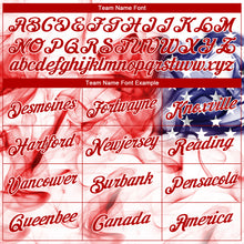 Laden Sie das Bild in den Galerie-Viewer, Custom Stitched White Red-Royal 3D American Flag Fashion Sports Pullover Sweatshirt Hoodie