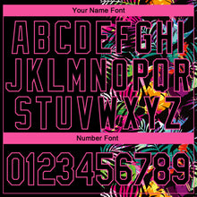 Загрузить изображение в средство просмотра галереи, Custom Stitched Black Black-Pink 3D Pattern Design Tropical Palm Leaves Sports Pullover Sweatshirt Hoodie