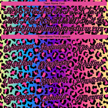 Загрузить изображение в средство просмотра галереи, Custom Stitched Purple Black-Pink 3D Pattern Design Leopard Sports Pullover Sweatshirt Hoodie