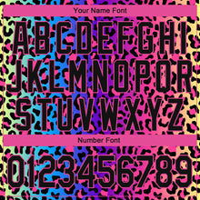 Загрузить изображение в средство просмотра галереи, Custom Stitched Purple Black-Pink 3D Pattern Design Leopard Sports Pullover Sweatshirt Hoodie