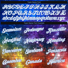 Загрузить изображение в средство просмотра галереи, Custom Stitched Galactic White-Light Blue 3D Pattern Design Sports Pullover Sweatshirt Hoodie