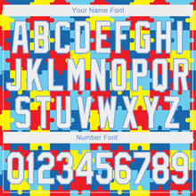 Загрузить изображение в средство просмотра галереи, Custom Stitched Autism Awareness Puzzle Pieces White-Light Blue 3D Pattern Design Sports Pullover Sweatshirt Hoodie