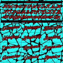 Загрузить изображение в средство просмотра галереи, Custom Stitched Aqua Red-Black 3D Pattern Design Sports Pullover Sweatshirt Hoodie