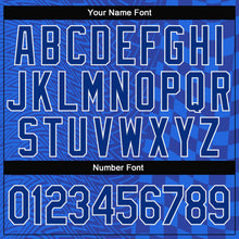 Загрузить изображение в средство просмотра галереи, Custom Stitched Royal Royal-White 3D Pattern Design Sports Pullover Sweatshirt Hoodie