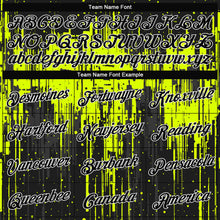 Загрузить изображение в средство просмотра галереи, Custom Stitched Neon Green Black-White 3D Pattern Design Dripping Splatter Art Sports Pullover Sweatshirt Hoodie