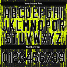 Загрузить изображение в средство просмотра галереи, Custom Stitched Neon Green Black-White 3D Pattern Design Dripping Splatter Art Sports Pullover Sweatshirt Hoodie