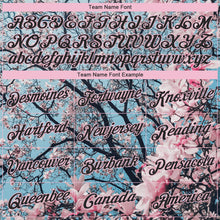 Charger l'image dans la galerie, Custom Stitched Light Pink Black 3D Pattern Design Cherry Blossom Sports Pullover Sweatshirt Hoodie