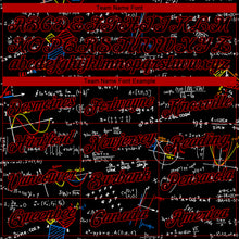 Load image into Gallery viewer, Custom Stitched Black Black Red-White 3D Pattern Design Math Sports Pullover Sweatshirt Hoodie