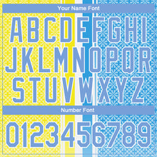 Load image into Gallery viewer, Custom Stitched Gold Light Blue-White 3D Pattern Design Sports Pullover Sweatshirt Hoodie