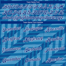 Загрузить изображение в средство просмотра галереи, Custom Stitched Powder Blue Royal-White 3D Pattern Design Sports Pullover Sweatshirt Hoodie