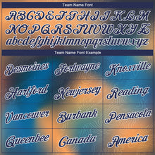 Загрузить изображение в средство просмотра галереи, Custom Stitched Gold Navy Light Blue-White 3D Pattern Design Sports Pullover Sweatshirt Hoodie