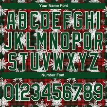 Загрузить изображение в средство просмотра галереи, Custom Stitched Red Green-White 3D Christmas Plaid And Snow Sports Pullover Sweatshirt Hoodie