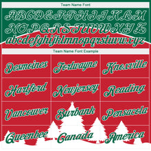 Загрузить изображение в средство просмотра галереи, Custom Stitched Red White-Kelly Green 3D Christmas Trees Sports Pullover Sweatshirt Hoodie