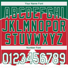 Загрузить изображение в средство просмотра галереи, Custom Stitched Red White-Kelly Green 3D Christmas Trees Sports Pullover Sweatshirt Hoodie
