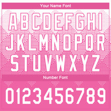 Load image into Gallery viewer, Custom Pink White 3D Pattern Design Authentic Baseball Jersey