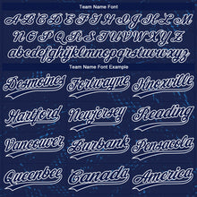 Загрузить изображение в средство просмотра галереи, Custom Navy Navy-Black 3D Pattern Design Authentic Baseball Jersey