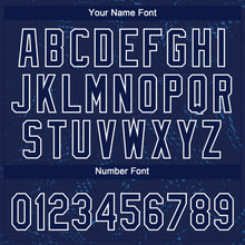 Загрузить изображение в средство просмотра галереи, Custom Navy Navy-Black 3D Pattern Design Authentic Baseball Jersey