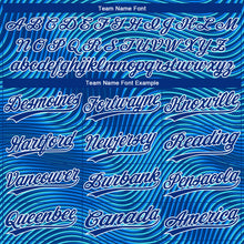 Загрузить изображение в средство просмотра галереи, Custom Light Blue Royal-White 3D Pattern Design Authentic Baseball Jersey