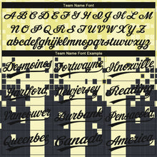 Загрузить изображение в средство просмотра галереи, Custom Cream Black 3D Pattern Design Authentic Baseball Jersey