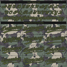 Загрузить изображение в средство просмотра галереи, Custom Camo Olive-Black 3D Pattern Design Authentic Salute To Service Baseball Jersey