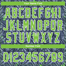 Загрузить изображение в средство просмотра галереи, Custom Gray Neon Green-Black 3D Pattern Design Authentic Baseball Jersey