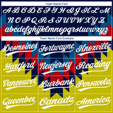 Load image into Gallery viewer, Custom Figure White-Gold 3D Pattern Design Authentic Baseball Jersey